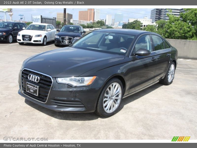 Oolong Gray Metallic / Black 2013 Audi A6 2.0T Sedan