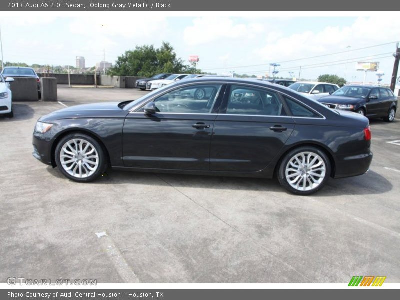 Oolong Gray Metallic / Black 2013 Audi A6 2.0T Sedan