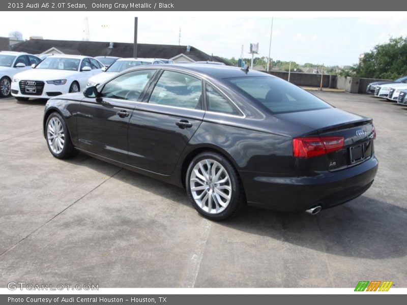 Oolong Gray Metallic / Black 2013 Audi A6 2.0T Sedan