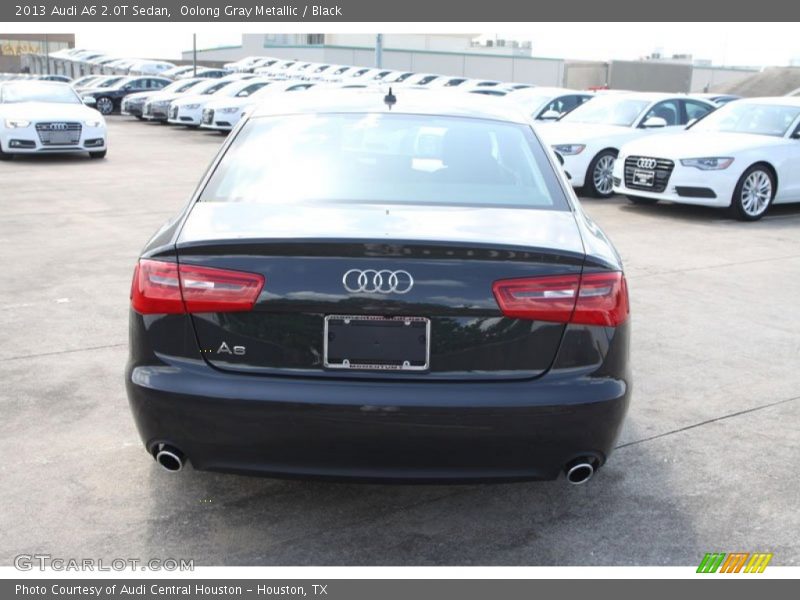 Oolong Gray Metallic / Black 2013 Audi A6 2.0T Sedan