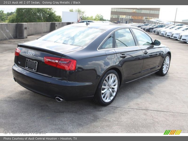 Oolong Gray Metallic / Black 2013 Audi A6 2.0T Sedan