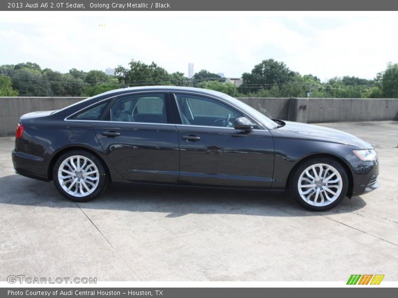 Oolong Gray Metallic / Black 2013 Audi A6 2.0T Sedan