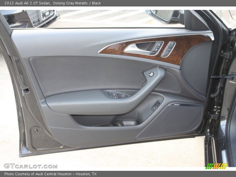 Oolong Gray Metallic / Black 2013 Audi A6 2.0T Sedan