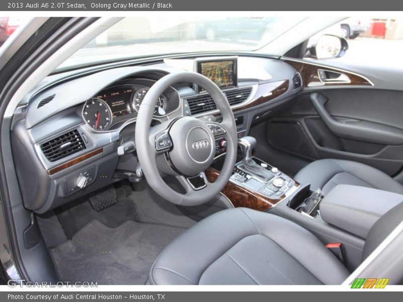 Oolong Gray Metallic / Black 2013 Audi A6 2.0T Sedan