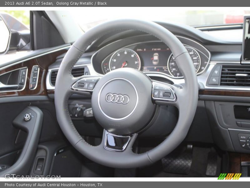 Oolong Gray Metallic / Black 2013 Audi A6 2.0T Sedan