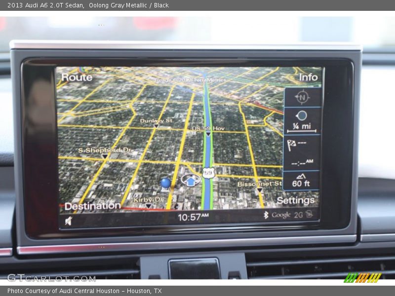 Oolong Gray Metallic / Black 2013 Audi A6 2.0T Sedan