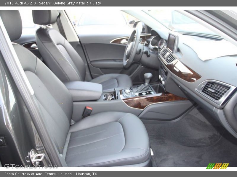 Oolong Gray Metallic / Black 2013 Audi A6 2.0T Sedan