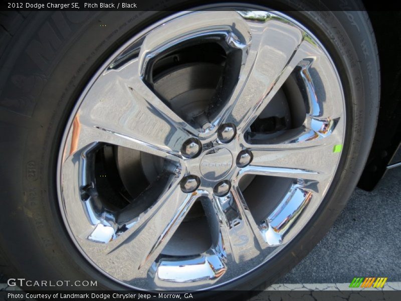 Pitch Black / Black 2012 Dodge Charger SE