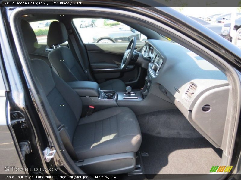 Pitch Black / Black 2012 Dodge Charger SE
