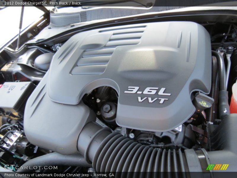 Pitch Black / Black 2012 Dodge Charger SE