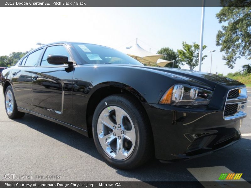 Pitch Black / Black 2012 Dodge Charger SE
