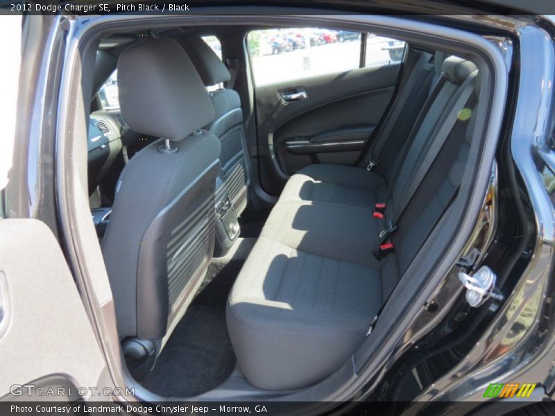 Pitch Black / Black 2012 Dodge Charger SE