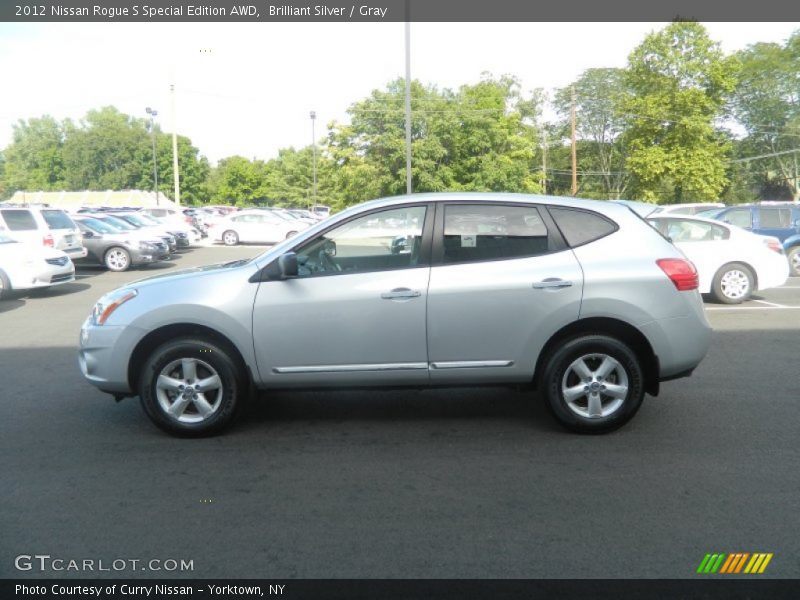 Brilliant Silver / Gray 2012 Nissan Rogue S Special Edition AWD