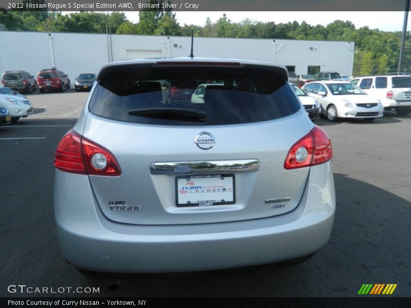 Brilliant Silver / Gray 2012 Nissan Rogue S Special Edition AWD