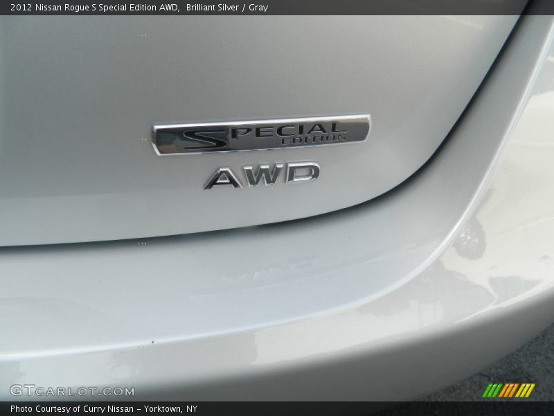 Brilliant Silver / Gray 2012 Nissan Rogue S Special Edition AWD