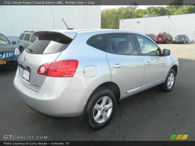 Brilliant Silver / Gray 2012 Nissan Rogue S Special Edition AWD