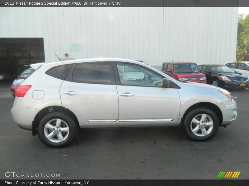 Brilliant Silver / Gray 2012 Nissan Rogue S Special Edition AWD