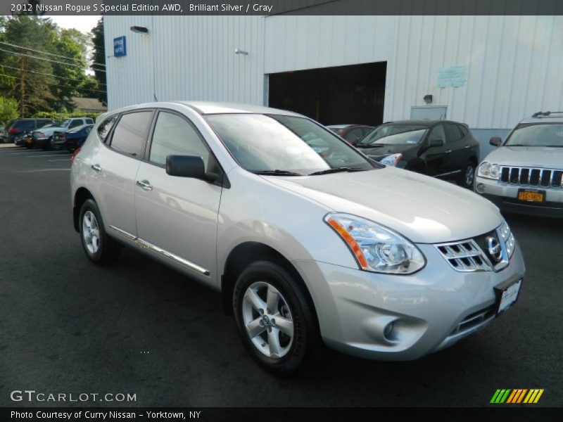 Brilliant Silver / Gray 2012 Nissan Rogue S Special Edition AWD