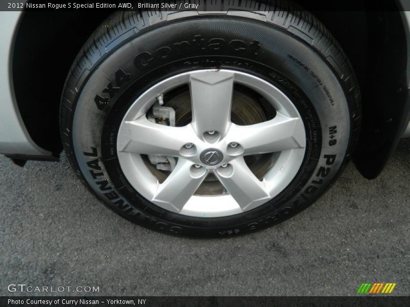 Brilliant Silver / Gray 2012 Nissan Rogue S Special Edition AWD