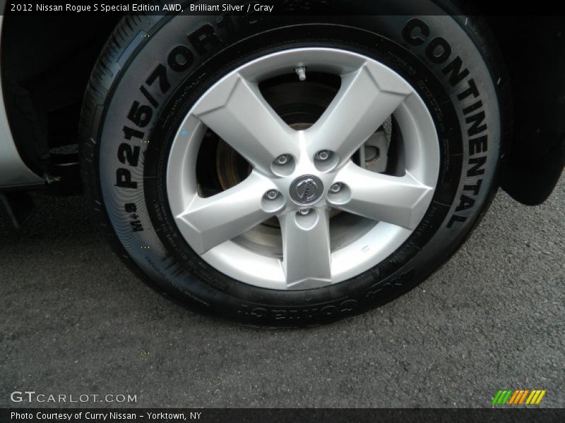 Brilliant Silver / Gray 2012 Nissan Rogue S Special Edition AWD
