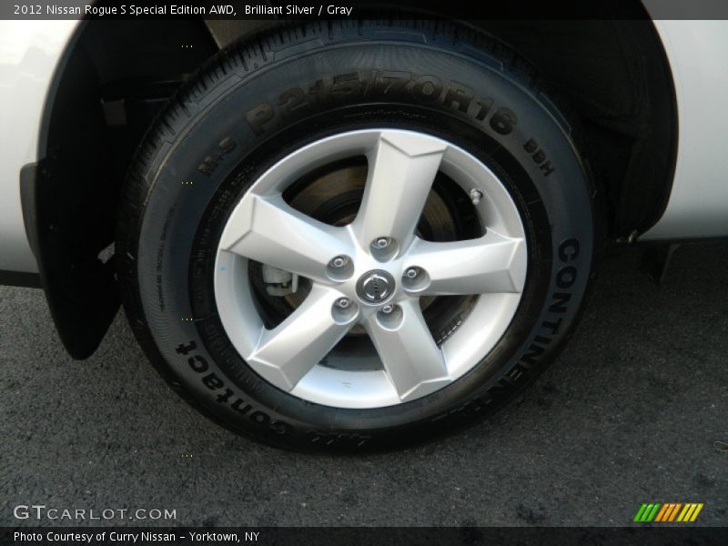 Brilliant Silver / Gray 2012 Nissan Rogue S Special Edition AWD