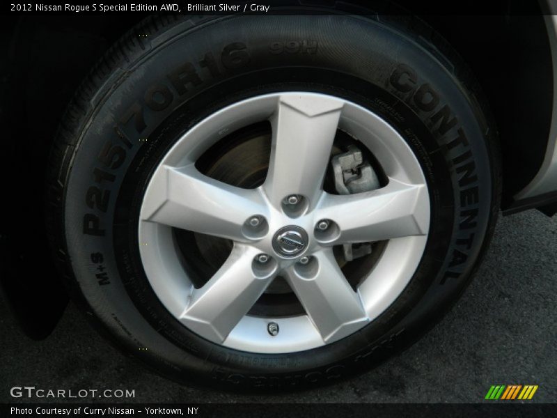 Brilliant Silver / Gray 2012 Nissan Rogue S Special Edition AWD