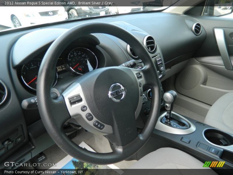 Brilliant Silver / Gray 2012 Nissan Rogue S Special Edition AWD