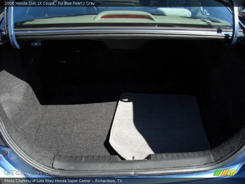 Fiji Blue Pearl / Gray 2006 Honda Civic LX Coupe