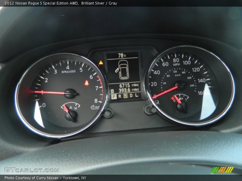 Brilliant Silver / Gray 2012 Nissan Rogue S Special Edition AWD