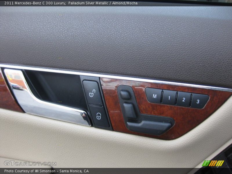 Palladium Silver Metallic / Almond/Mocha 2011 Mercedes-Benz C 300 Luxury