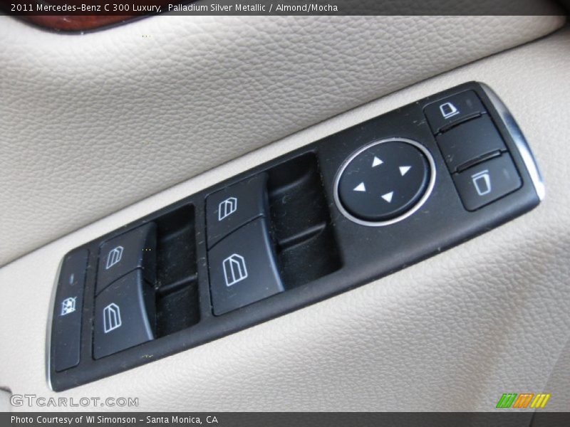 Palladium Silver Metallic / Almond/Mocha 2011 Mercedes-Benz C 300 Luxury