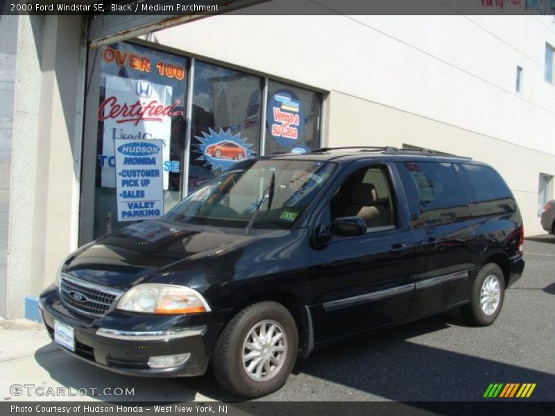 Black / Medium Parchment 2000 Ford Windstar SE