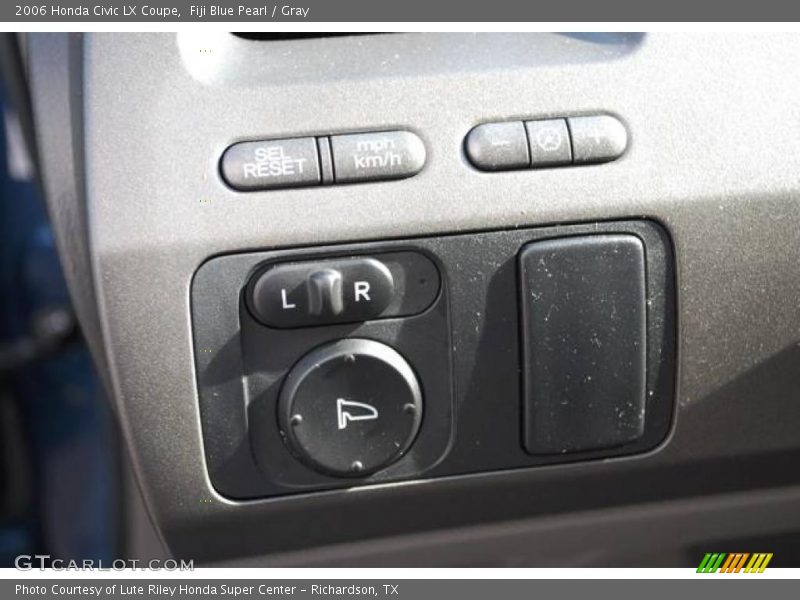 Fiji Blue Pearl / Gray 2006 Honda Civic LX Coupe