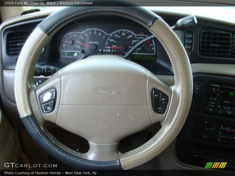 Black / Medium Parchment 2000 Ford Windstar SE