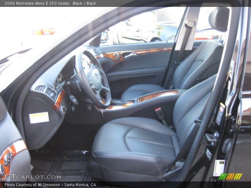Black / Black 2009 Mercedes-Benz E 350 Sedan