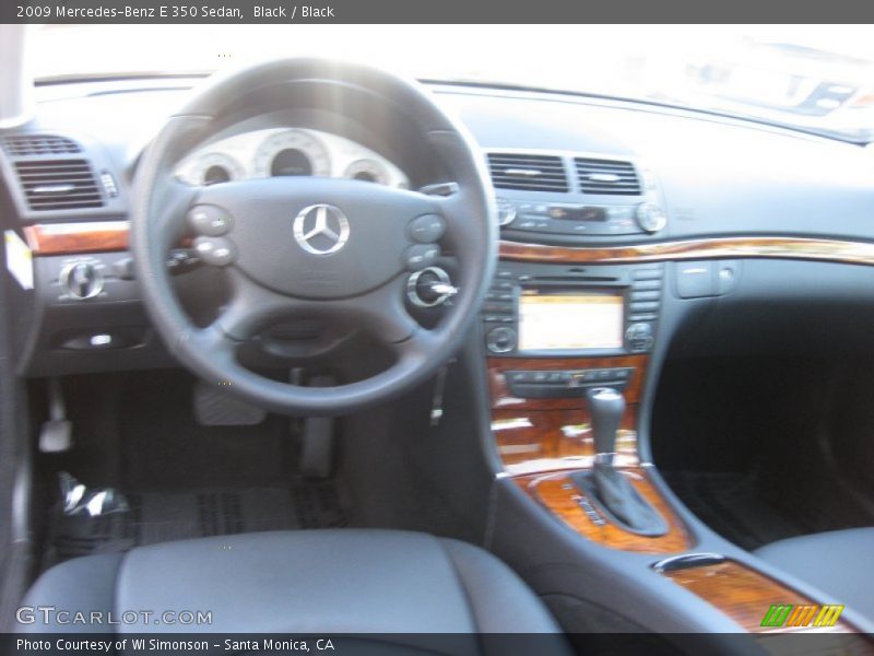Black / Black 2009 Mercedes-Benz E 350 Sedan