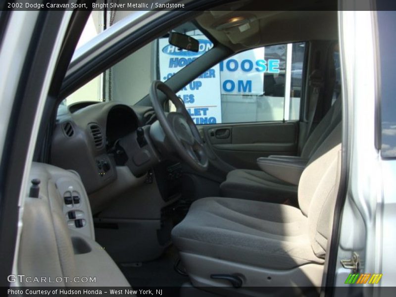 Bright Silver Metallic / Sandstone 2002 Dodge Caravan Sport