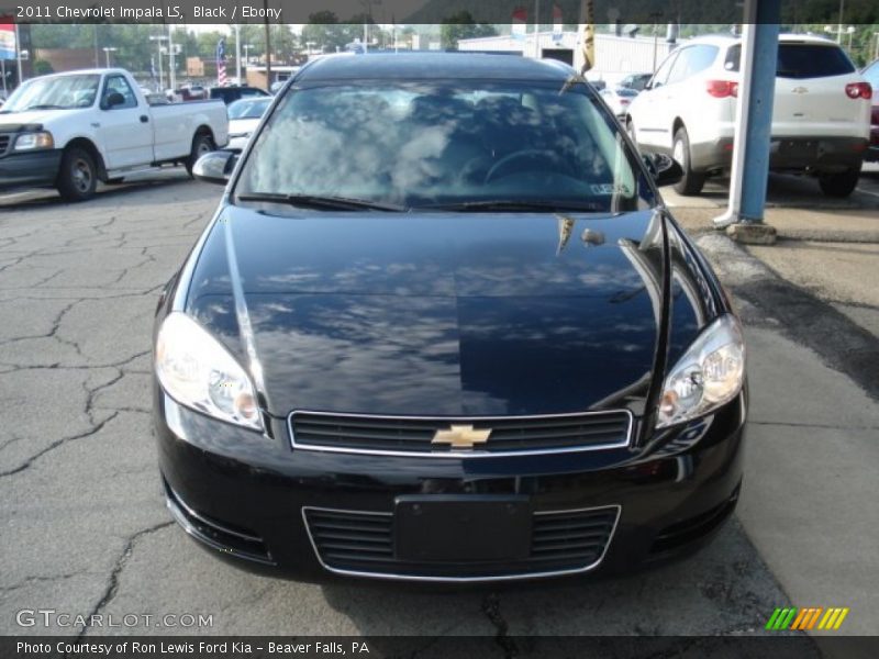 Black / Ebony 2011 Chevrolet Impala LS