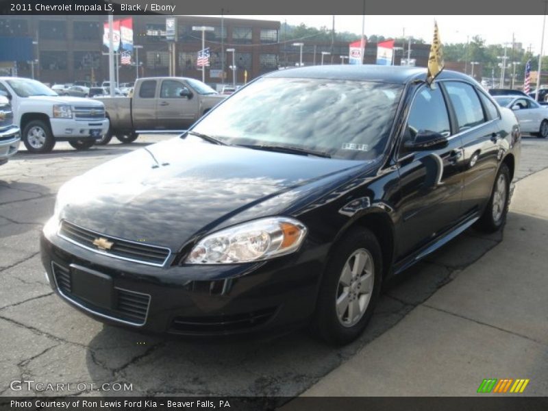 Black / Ebony 2011 Chevrolet Impala LS