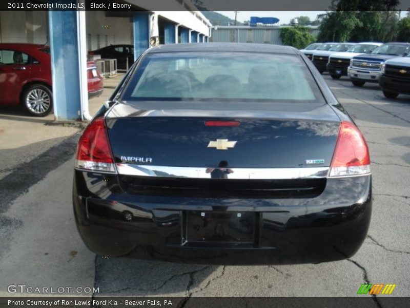 Black / Ebony 2011 Chevrolet Impala LS