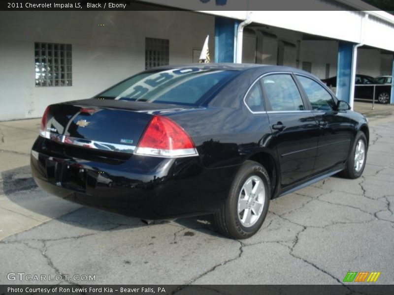 Black / Ebony 2011 Chevrolet Impala LS