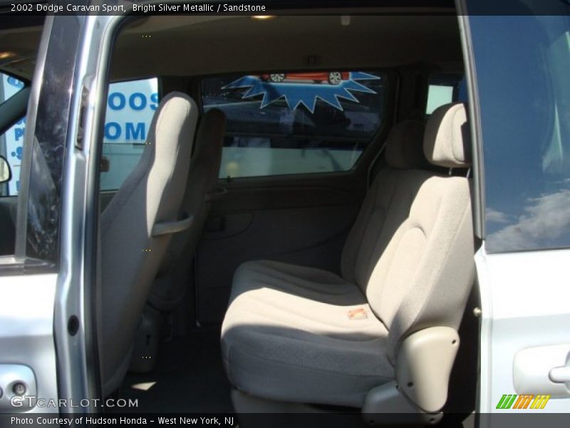 Bright Silver Metallic / Sandstone 2002 Dodge Caravan Sport