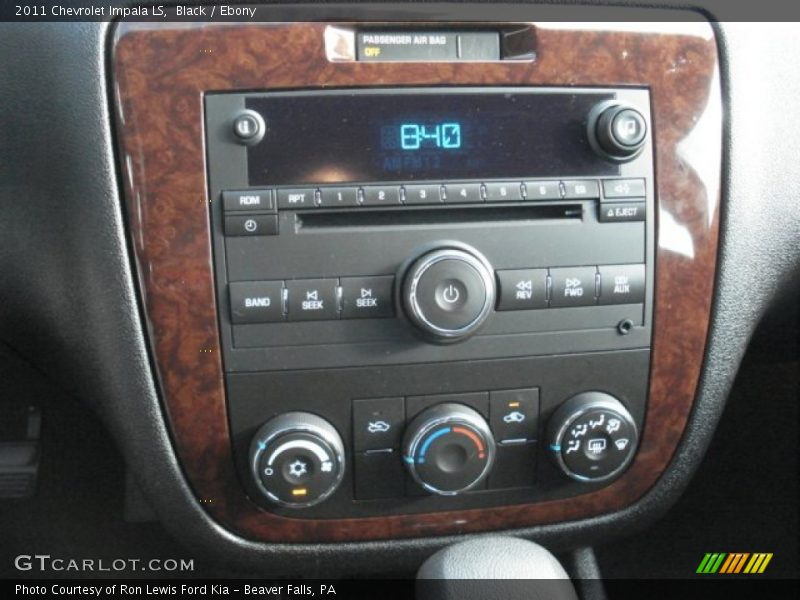 Black / Ebony 2011 Chevrolet Impala LS