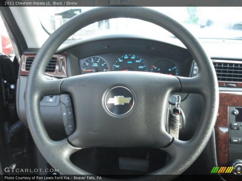 Black / Ebony 2011 Chevrolet Impala LS