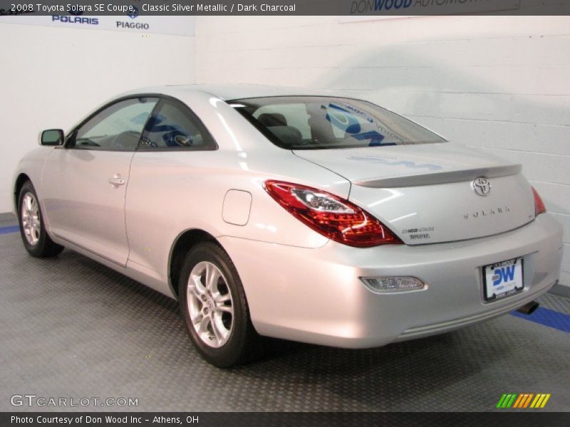 Classic Silver Metallic / Dark Charcoal 2008 Toyota Solara SE Coupe