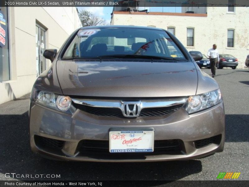 Urban Titanium Metallic / Black 2010 Honda Civic LX-S Sedan