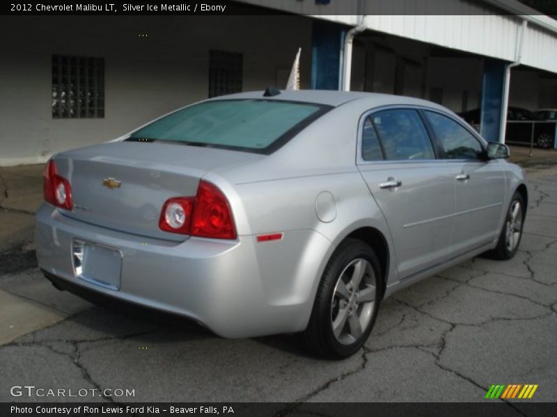 Silver Ice Metallic / Ebony 2012 Chevrolet Malibu LT