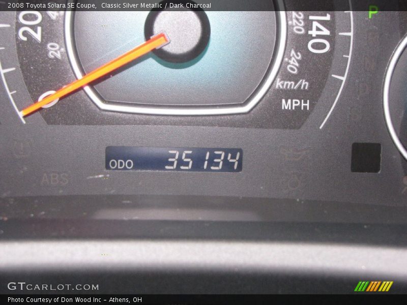 Classic Silver Metallic / Dark Charcoal 2008 Toyota Solara SE Coupe
