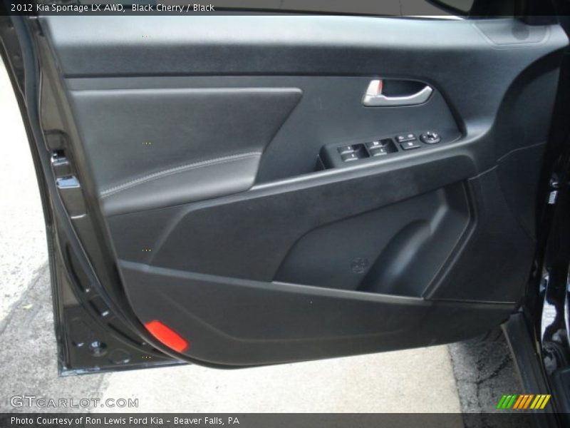 Black Cherry / Black 2012 Kia Sportage LX AWD
