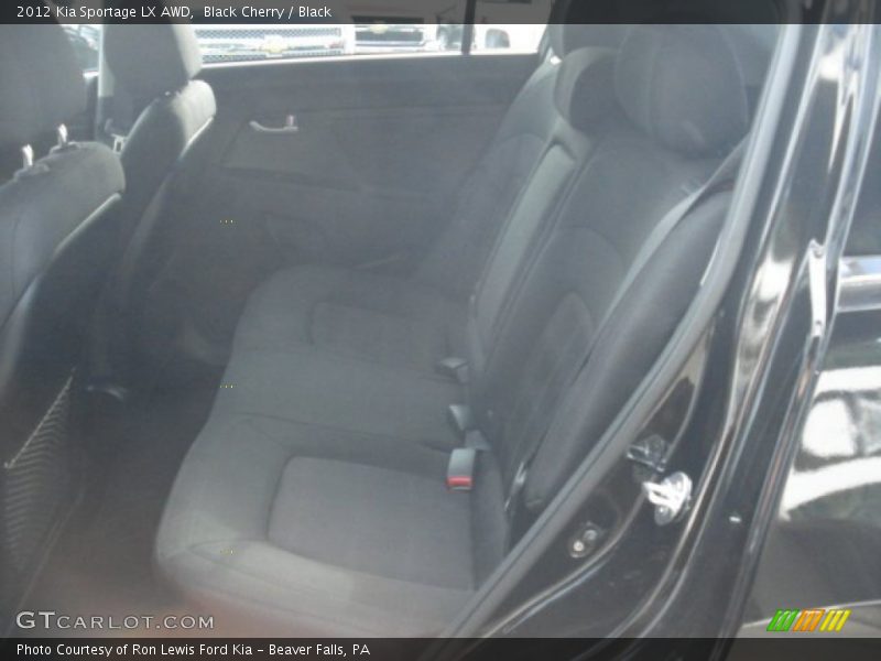Black Cherry / Black 2012 Kia Sportage LX AWD